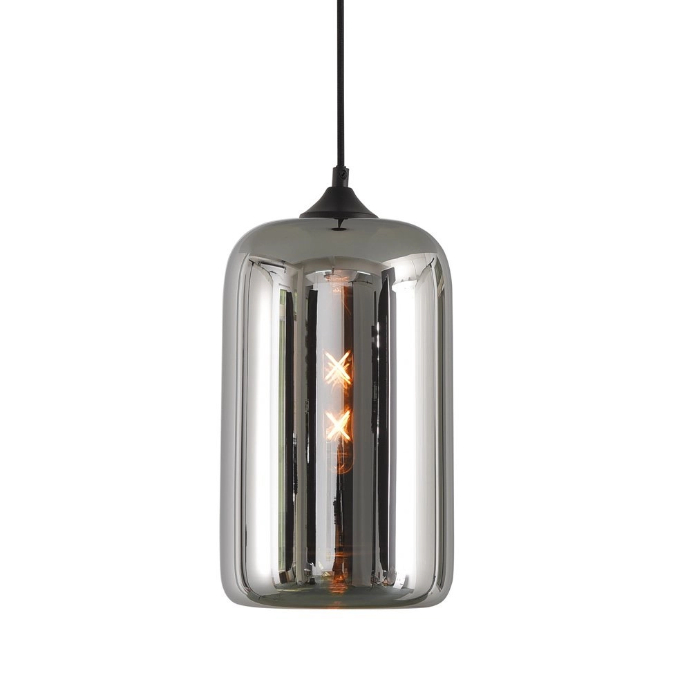 Glass pendant lamp Botany Ø 18cm