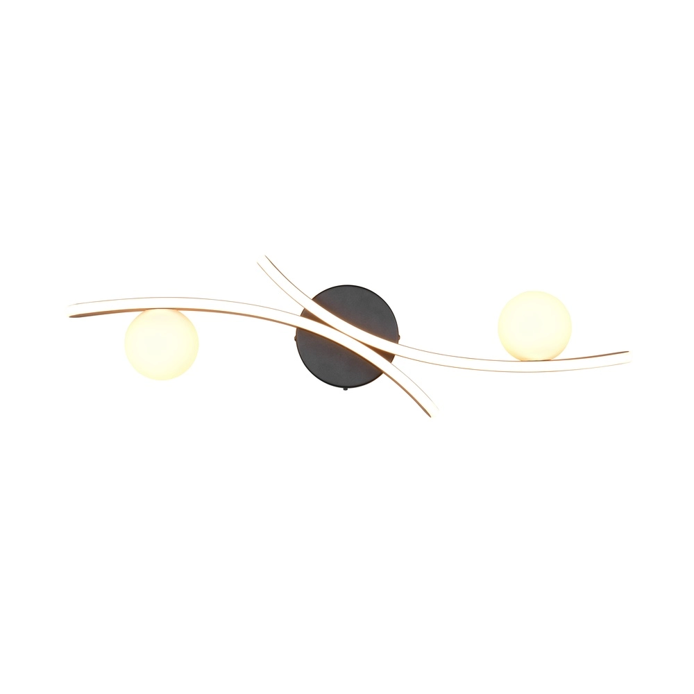 Design ceiling lamp Napoli Black Trio 4017807683455