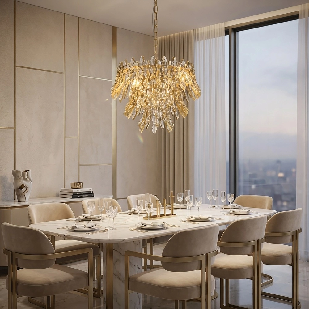 Chandelier Monarch gold Ø 45cm