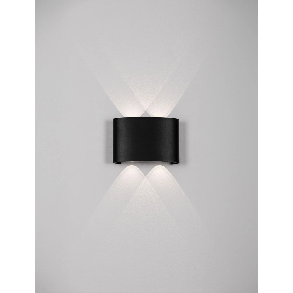 Oval wall lamp Duomo anthracite Lyora 5212017481641