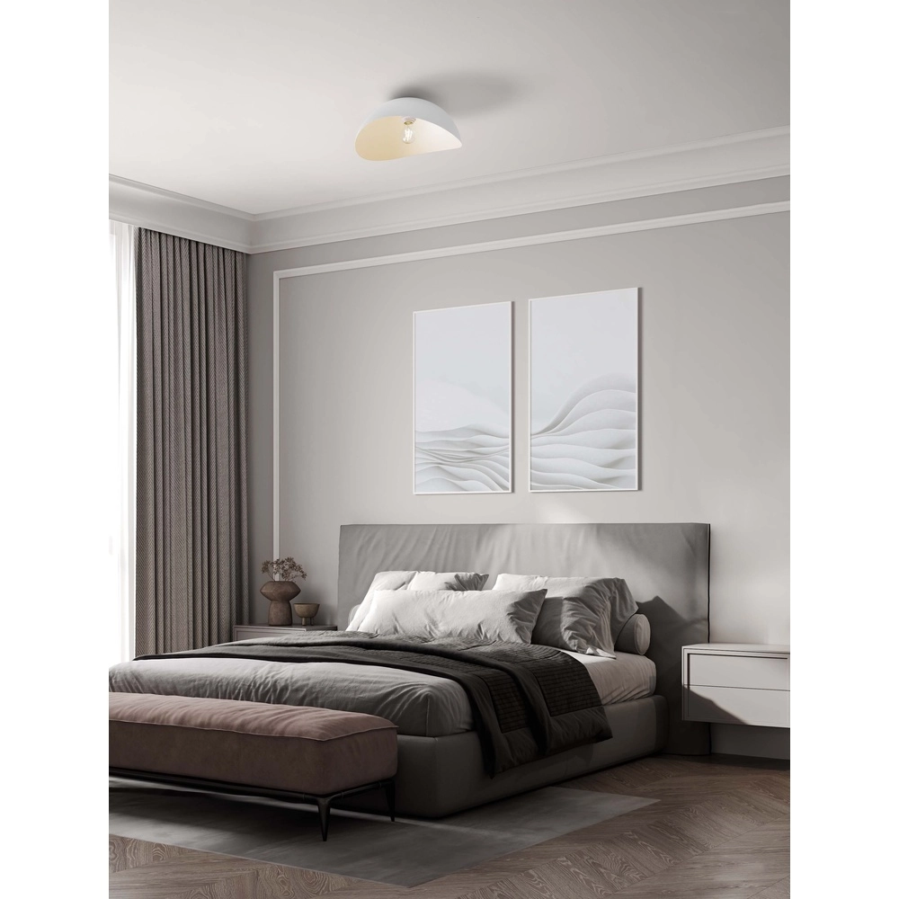 Ceiling lamp Opsi white Ø 40cm Lyora 5212017458032