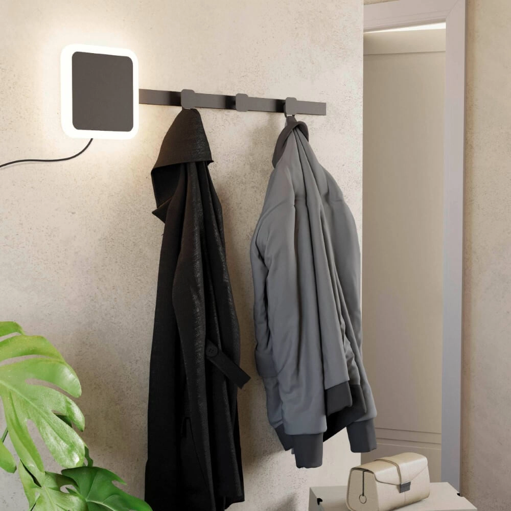 Wall lamp Cartignano with coat rack Eglo 9002759995959