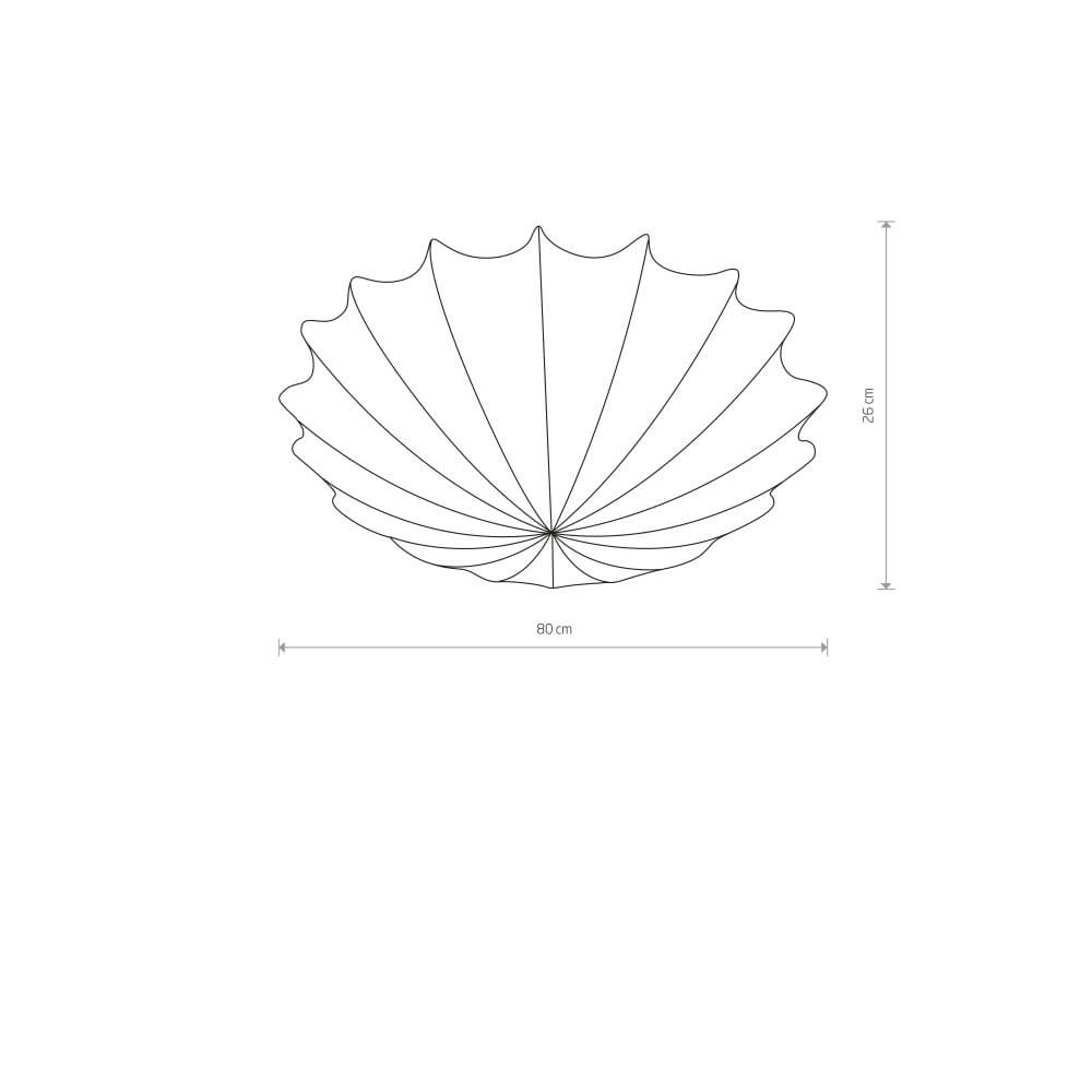 Ceiling lamp Form L white Ø 80cm Lyora 5903139967297