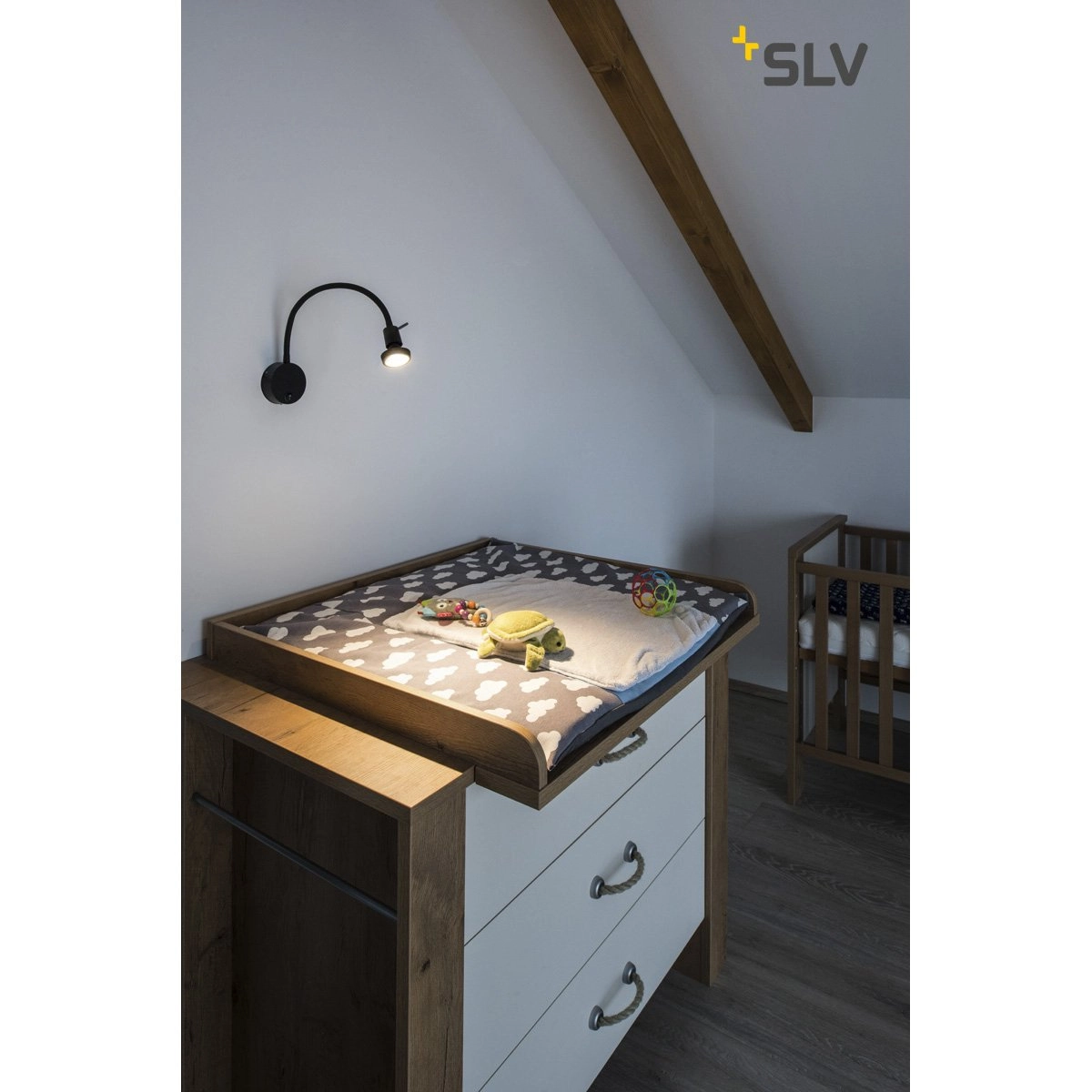 Flexible reading lamp Dio Flex black SLV 4024163228329