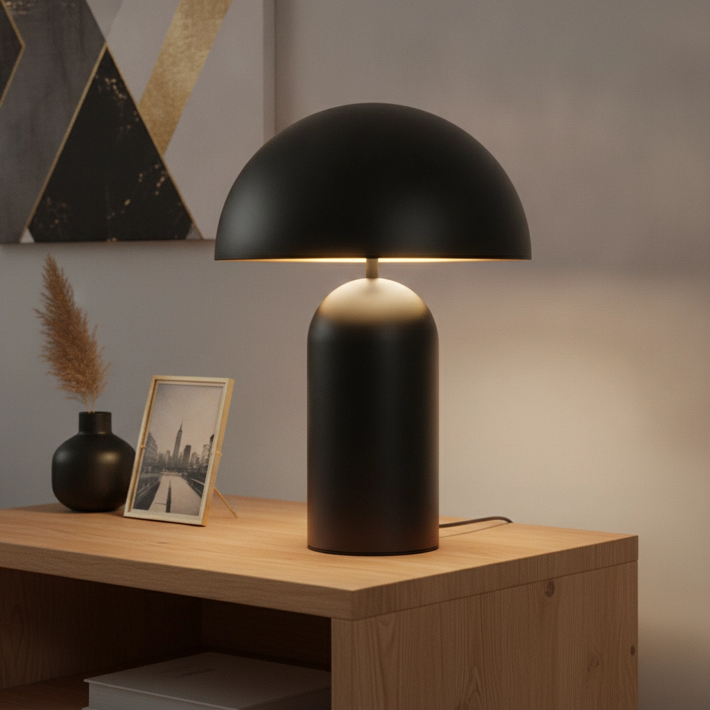 Table lamp Best Ø 35cm black with gold