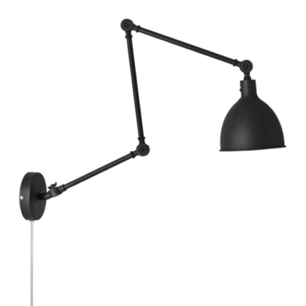 Wall lamp Bazar matt black 122cm