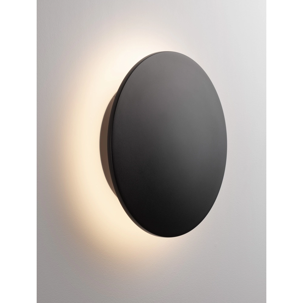 Round wall lamp Copper black Ø 30cm