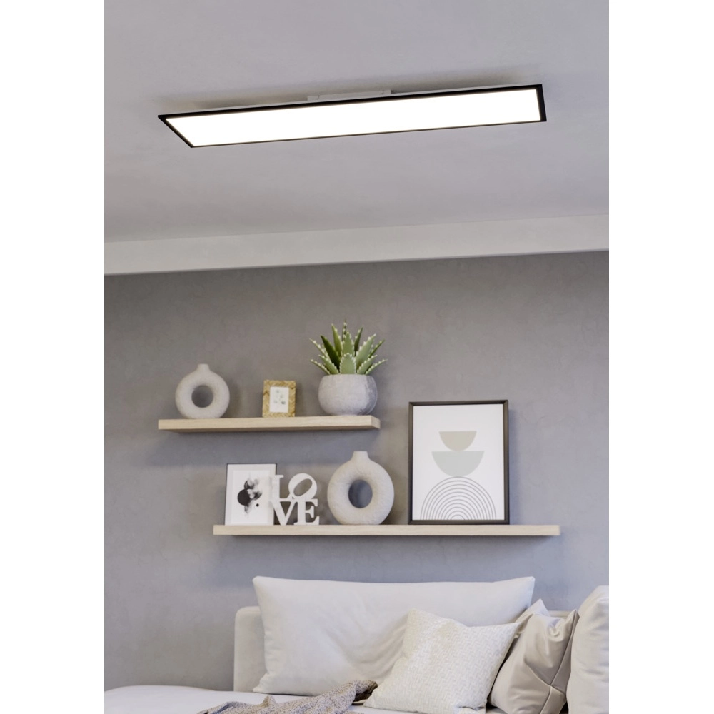 Smart ceiling light Moradillo-Z black 29.5cm Eglo 9008606342136