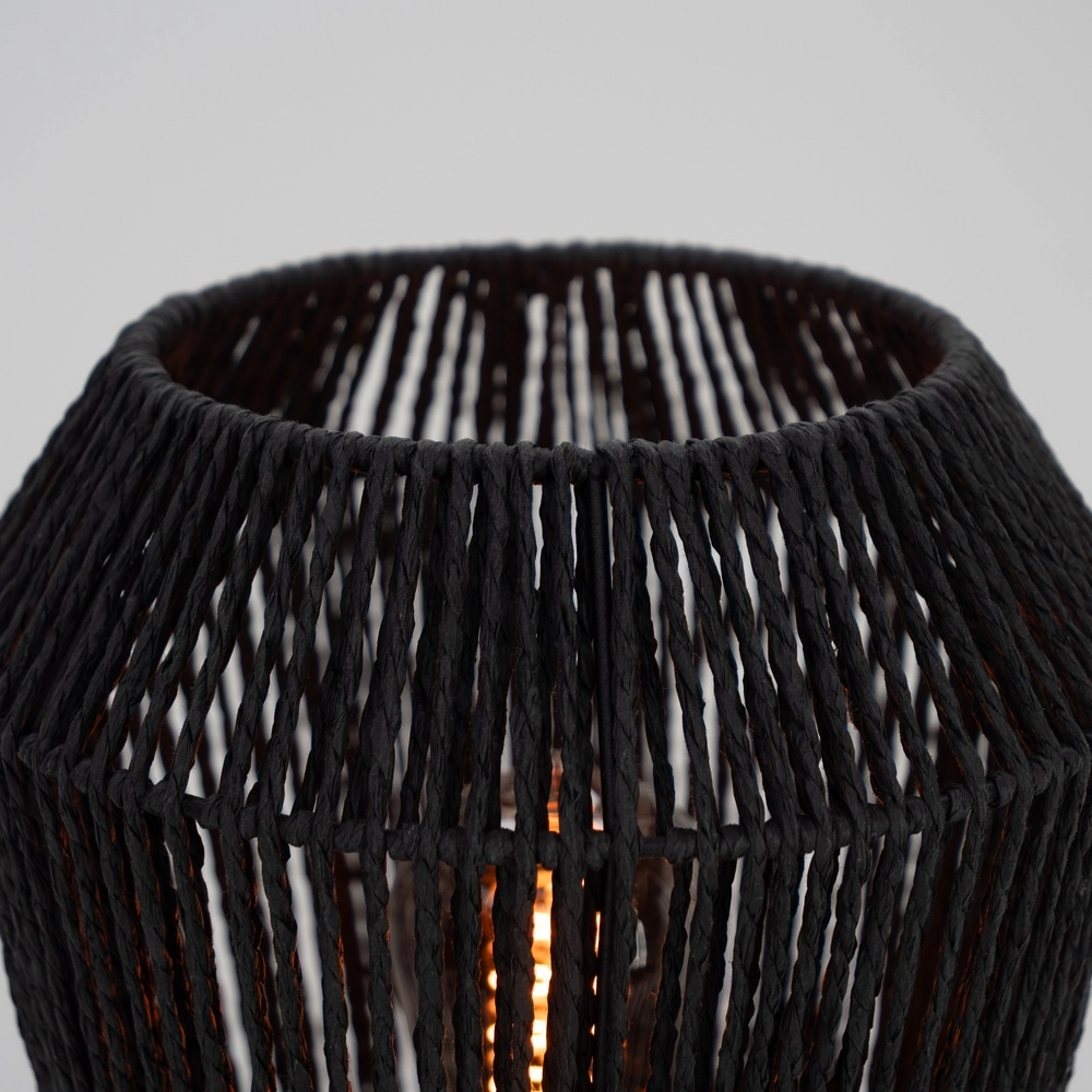 Rope Table Lamp Persley Ø 22cm - black Eglo 9002759441074