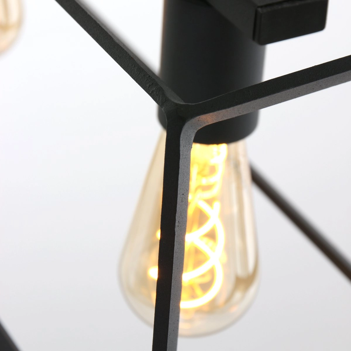 Pendant lamp Mexlite Vitrine black Steinhauer 8712746125153