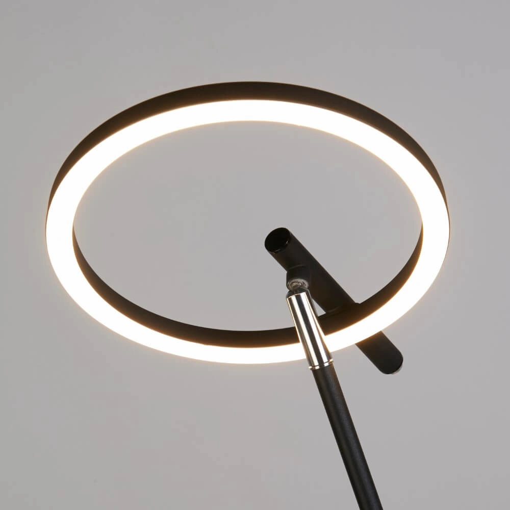 Modern floor lamp Space black Searchlight 5053423274713