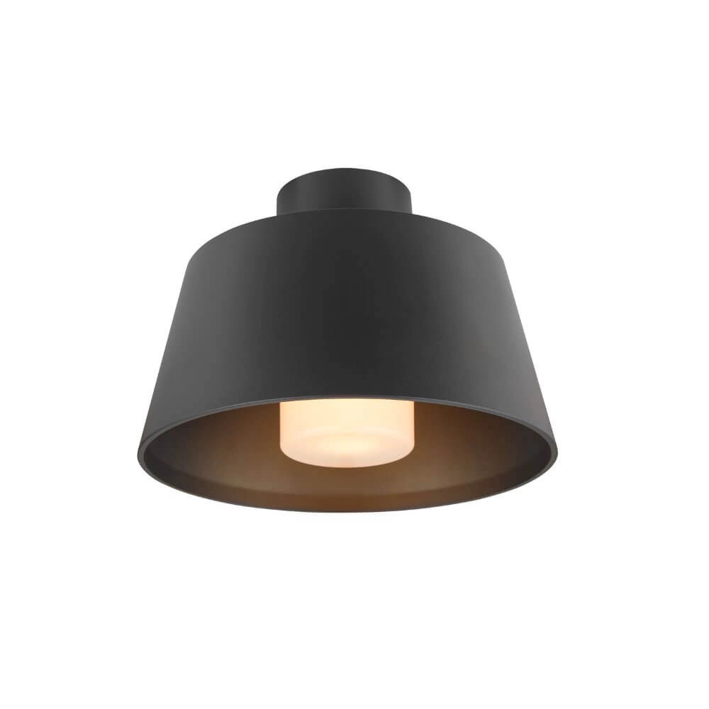 Porch ceiling lamp Photoni black - Ø 25cm SLV 4024163280952
