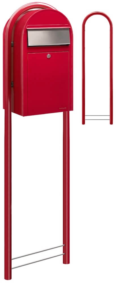 Mailbox Grande 3001 i Bright red Bobi 6417237033222