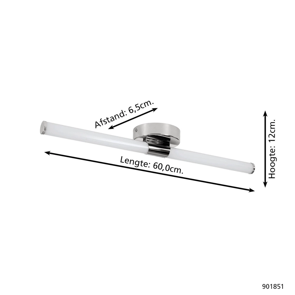 Mirror lamp Ramola chrome 60cm Eglo 9008606356775