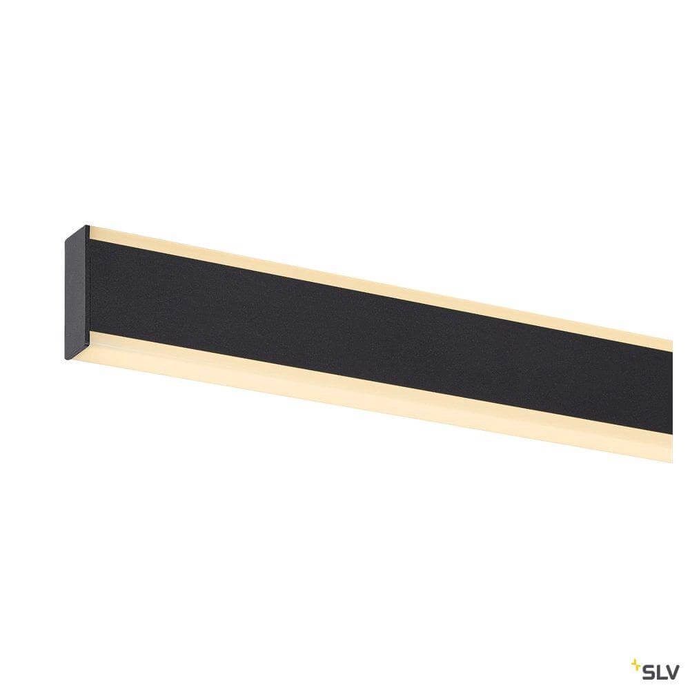 Black pendant lamp One Linear 2x10w - 104cm SLV 4024163262682