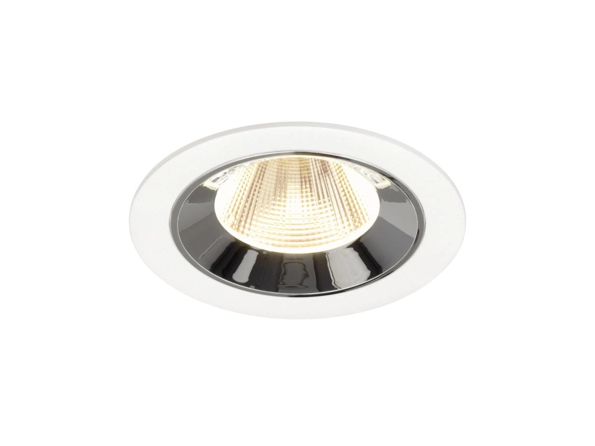 Recessed spotlight Numinos M white/chrome 3000K - 20deg