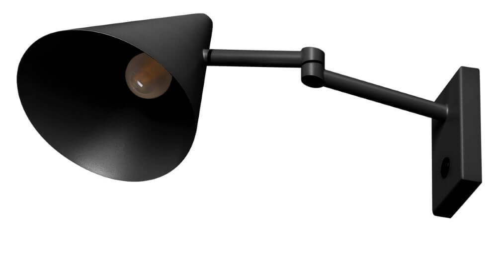 Design wall lamp Marvis black