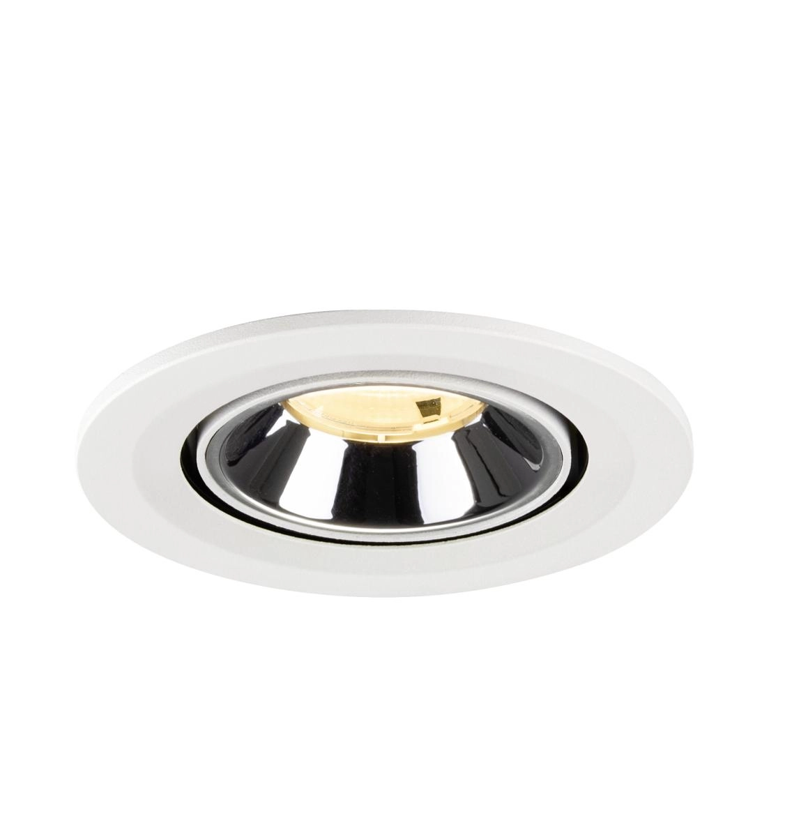 Recessed spotlight Numinos Gimble S white/chrome 3000K - 20deg SLV 4024163313469