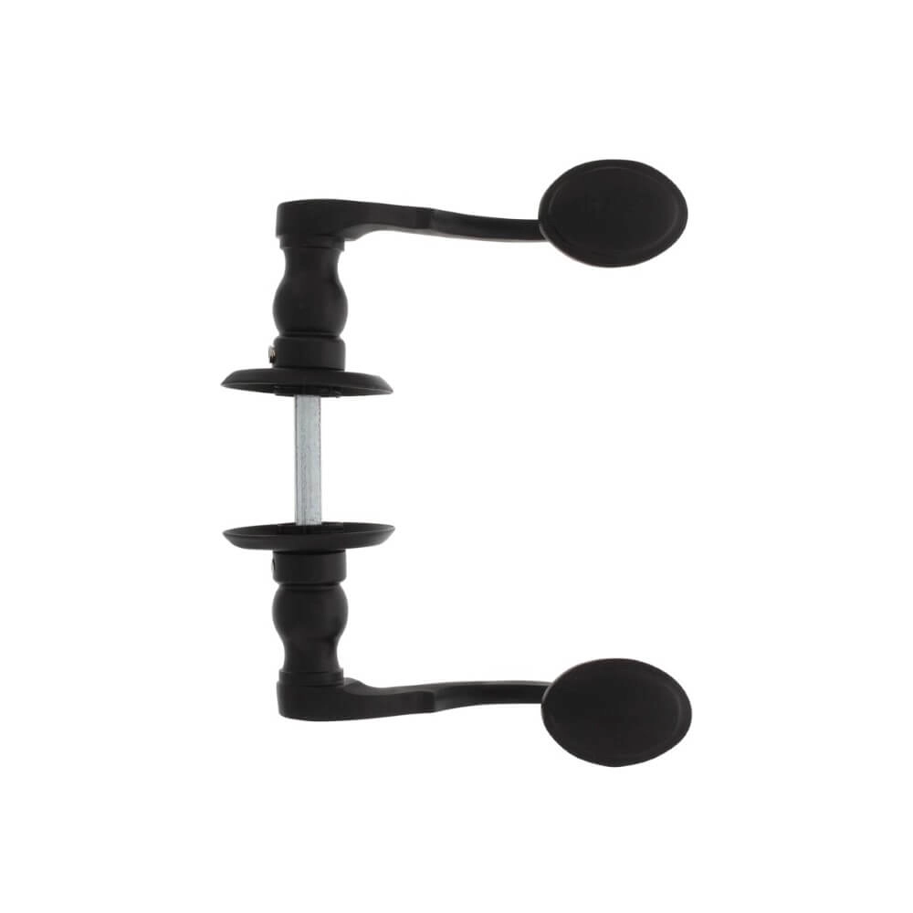 Classic door handle Posthoorn Screw hole black Intersteel 8714186486023