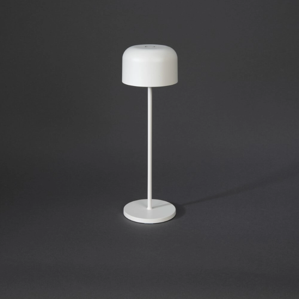 White table lamp Lille Rechargeable KonstSmide 7318307834253