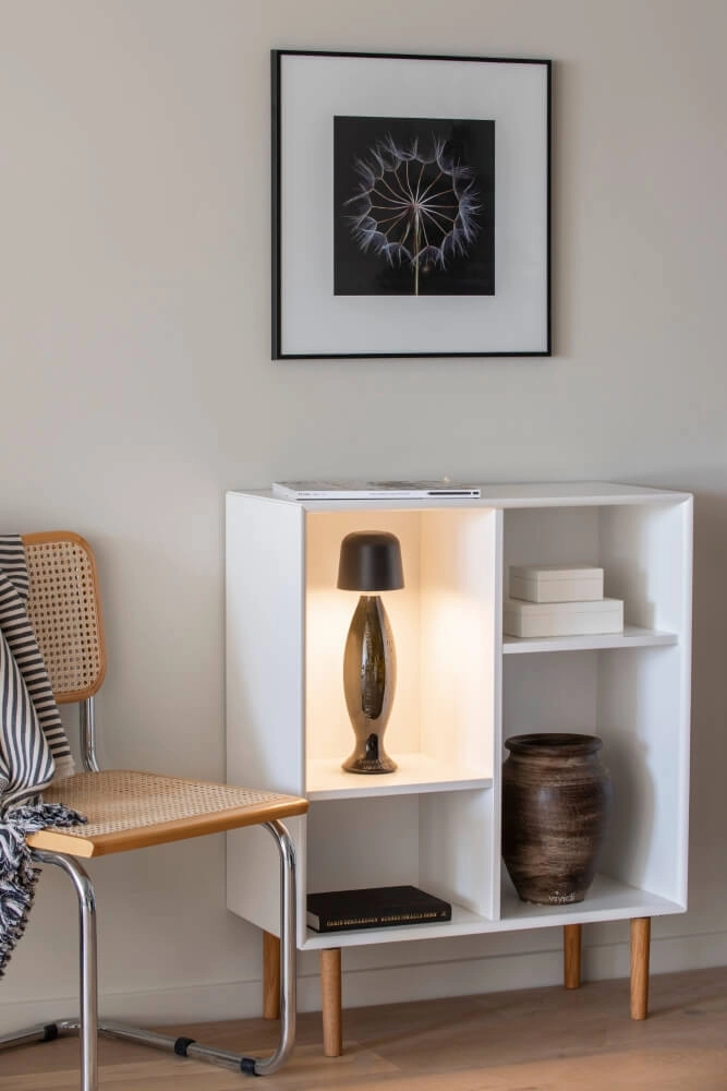 Rechargeable table lamp Biot black with removable cap KonstSmide 7318307845754