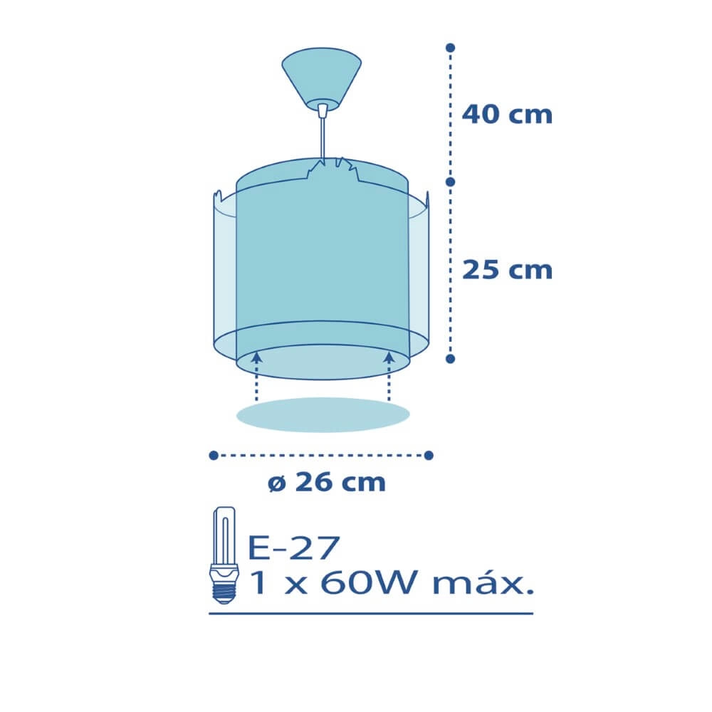 Pendant lamp Little Jungle nursery Dalber 8420406003054