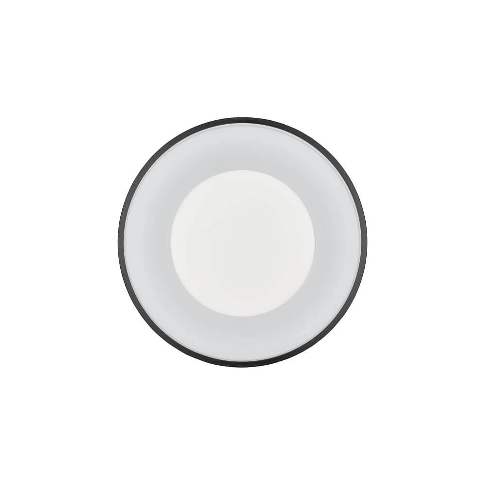 Round ceiling lamp Nikki Round black Ø 38cm Lyora 5903139112062