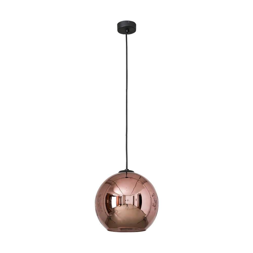 Sphere hanging lamp Polaris Ø 25cm bronze