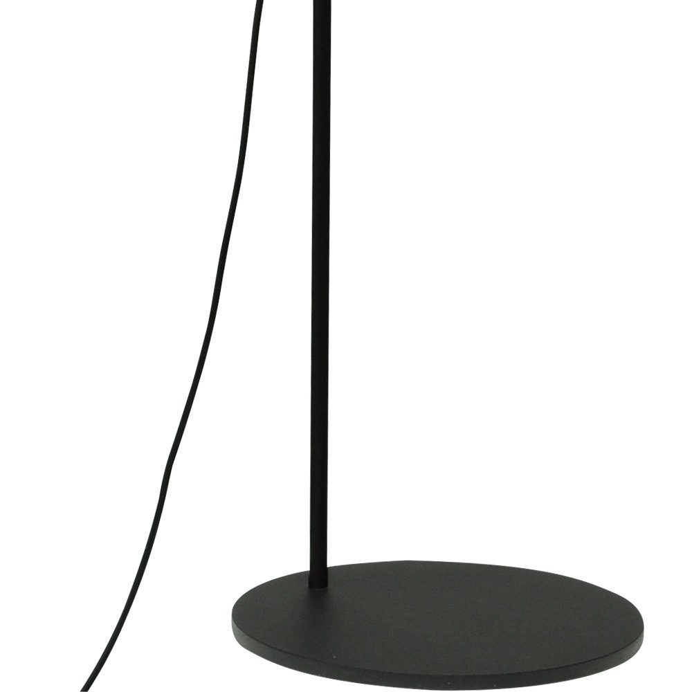 Adjustable floor lamp Quinto Smoke black with smoke cylinder glass Masterlight 8718121216478