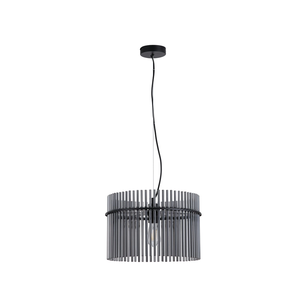 Pendant lamp Swizzle Ø 40cm black Searchlight 5053423305295