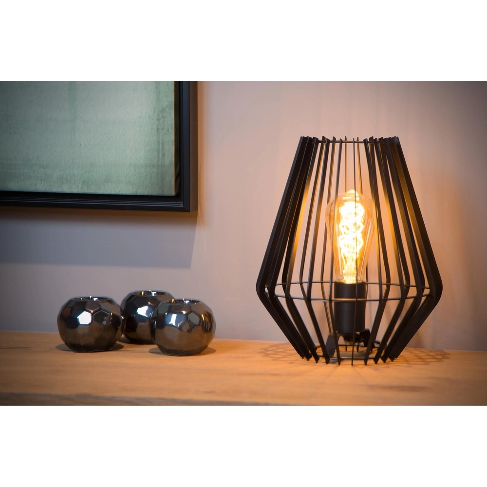 Table lamp Reda Black Lucide 5411212782496