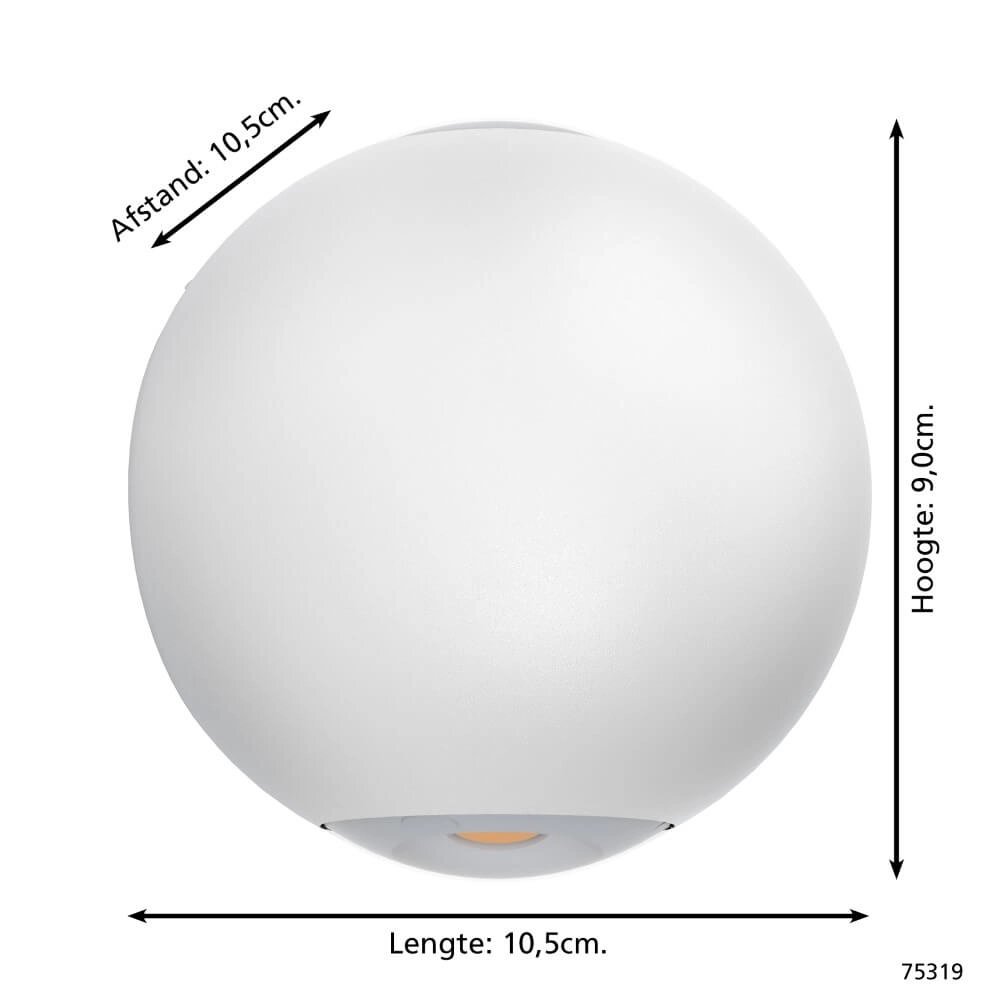 White wall spotlight Abugo Eglo 9002759753191