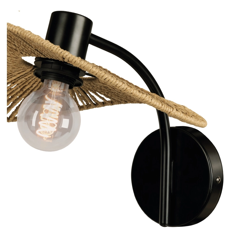 Rattan wall lamp Siruela Eglo 9002759319649