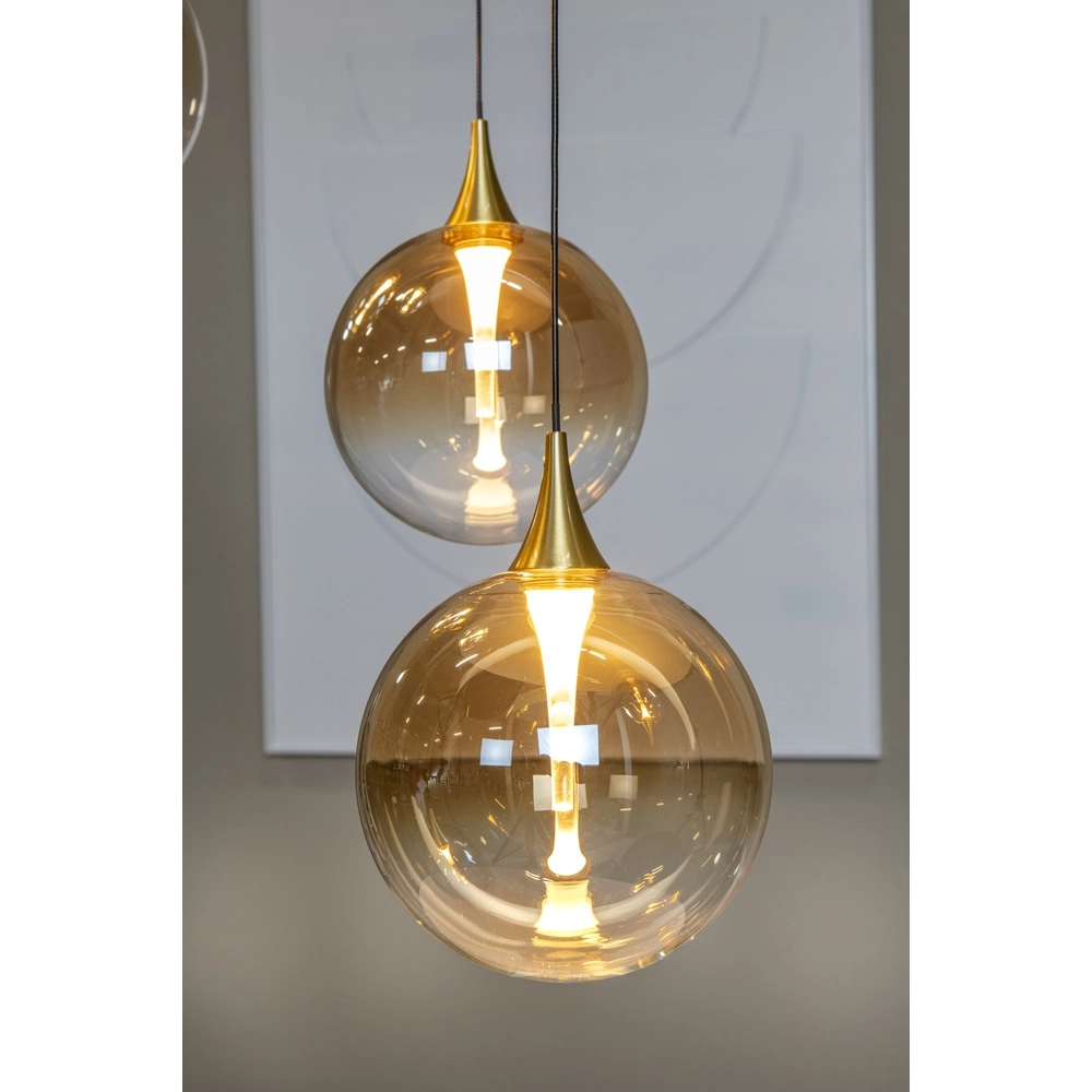 Design LED pendant light Gisela fading - 5x Ø 16cm Premium by Lucide 5411212134813