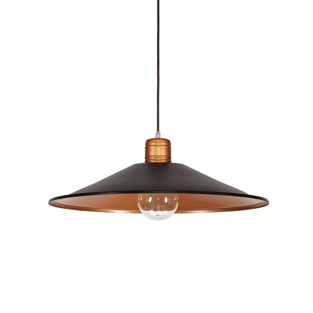 Black with copper hanging lamp Garret