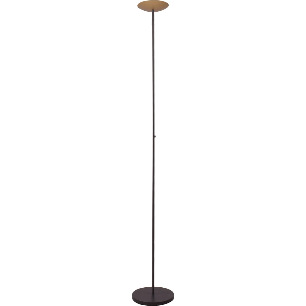 Design floor lamp Scala black with gold Ø 20cm