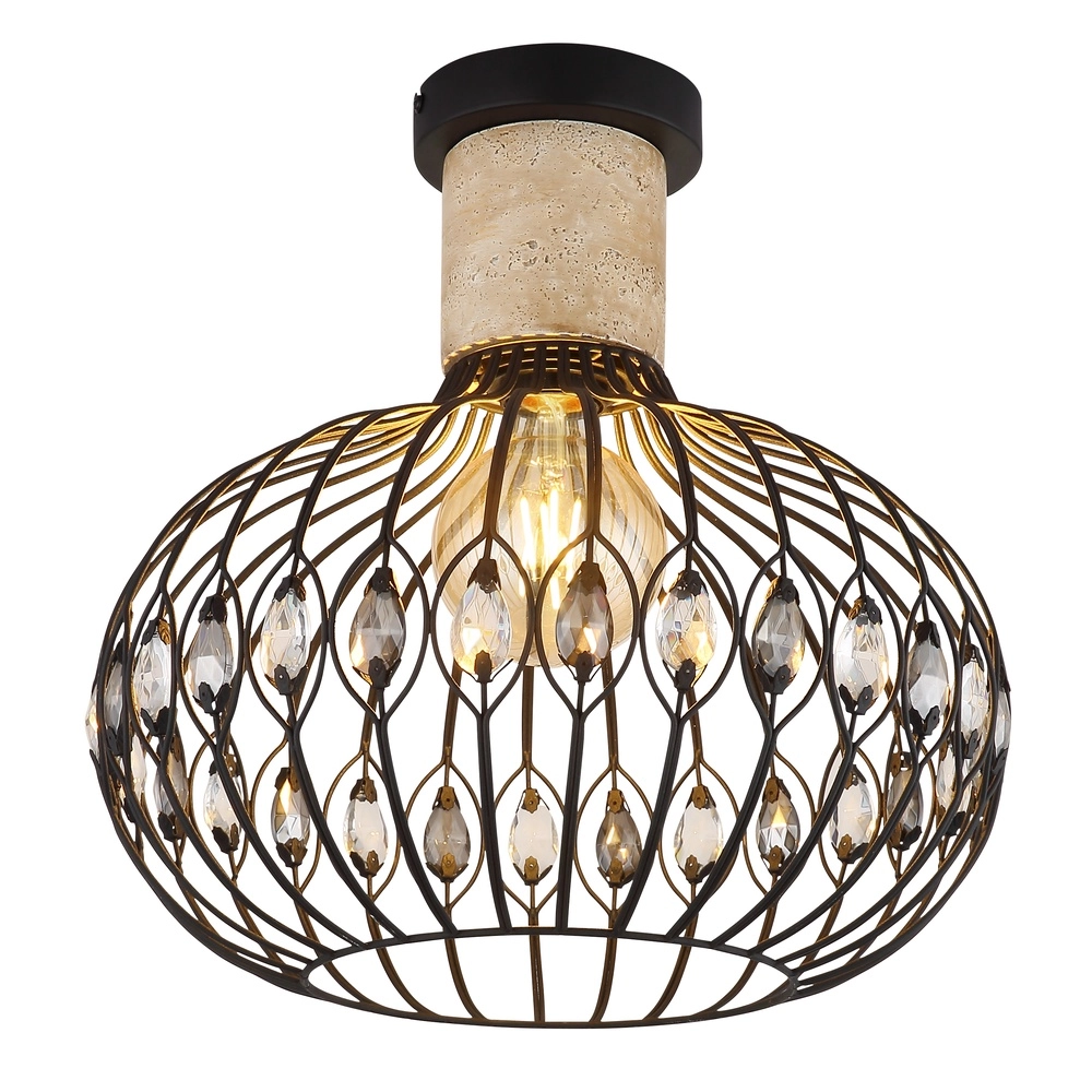 Ceiling lamp Dorthy Country Black