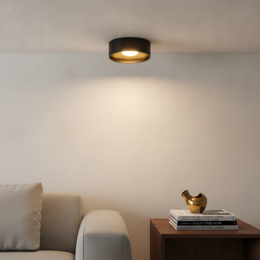Led ceiling spot Orlando black gold