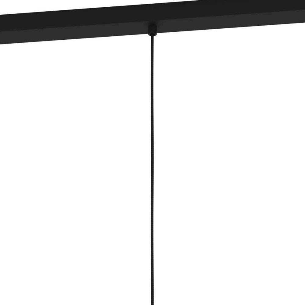 Dining table lamp Pinto Textil 1 black with glass Eglo 9008606235698