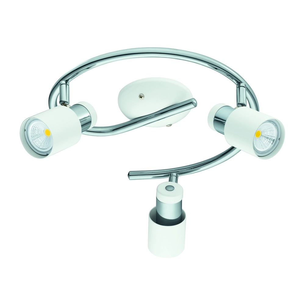 Surface-mounted spot Davida-Sd 3-light chrome