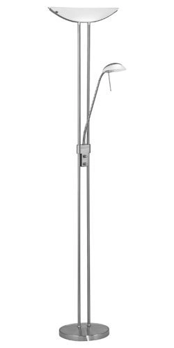 Floor Reading Lamp Baya Stainless steel