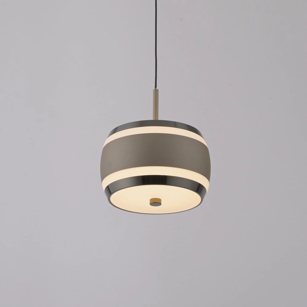 Sleek LED pendant Pure Falling Rings Bronce Paul Neuhaus 4012248396568