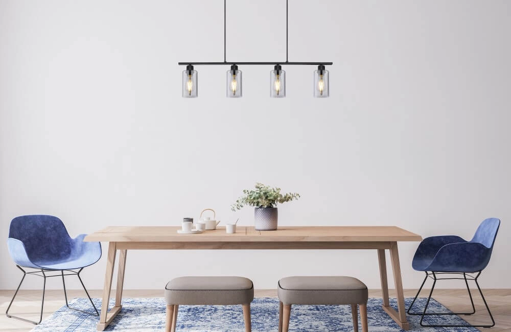 Pendant lamp Hadera with smoke glass Globo 9007371411849