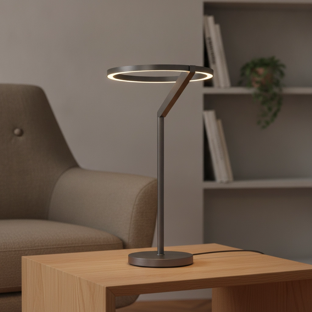 Design table lamp Tilia nickel