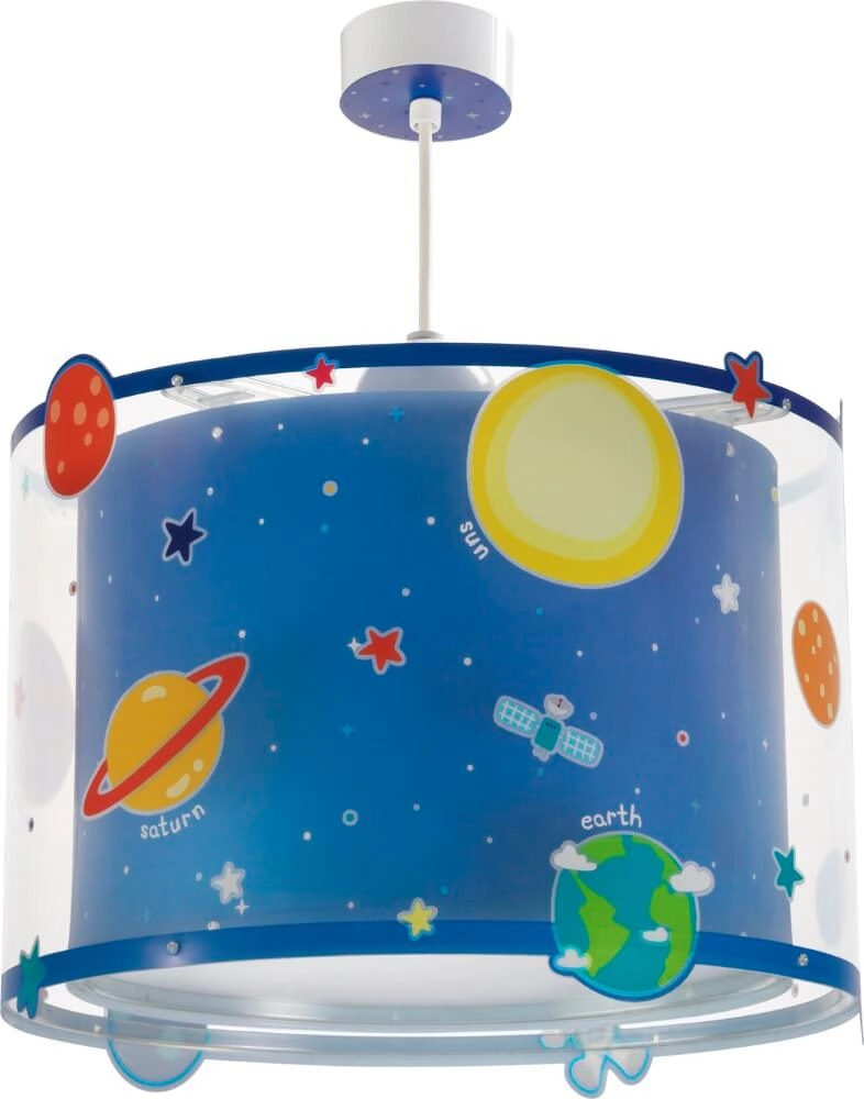 Children's room pendant lamp Planets blue Dalber 8420406002583