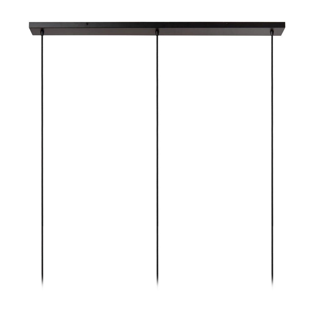 Pendant lamp Tagalog 3-light black Lucide 5411212212153