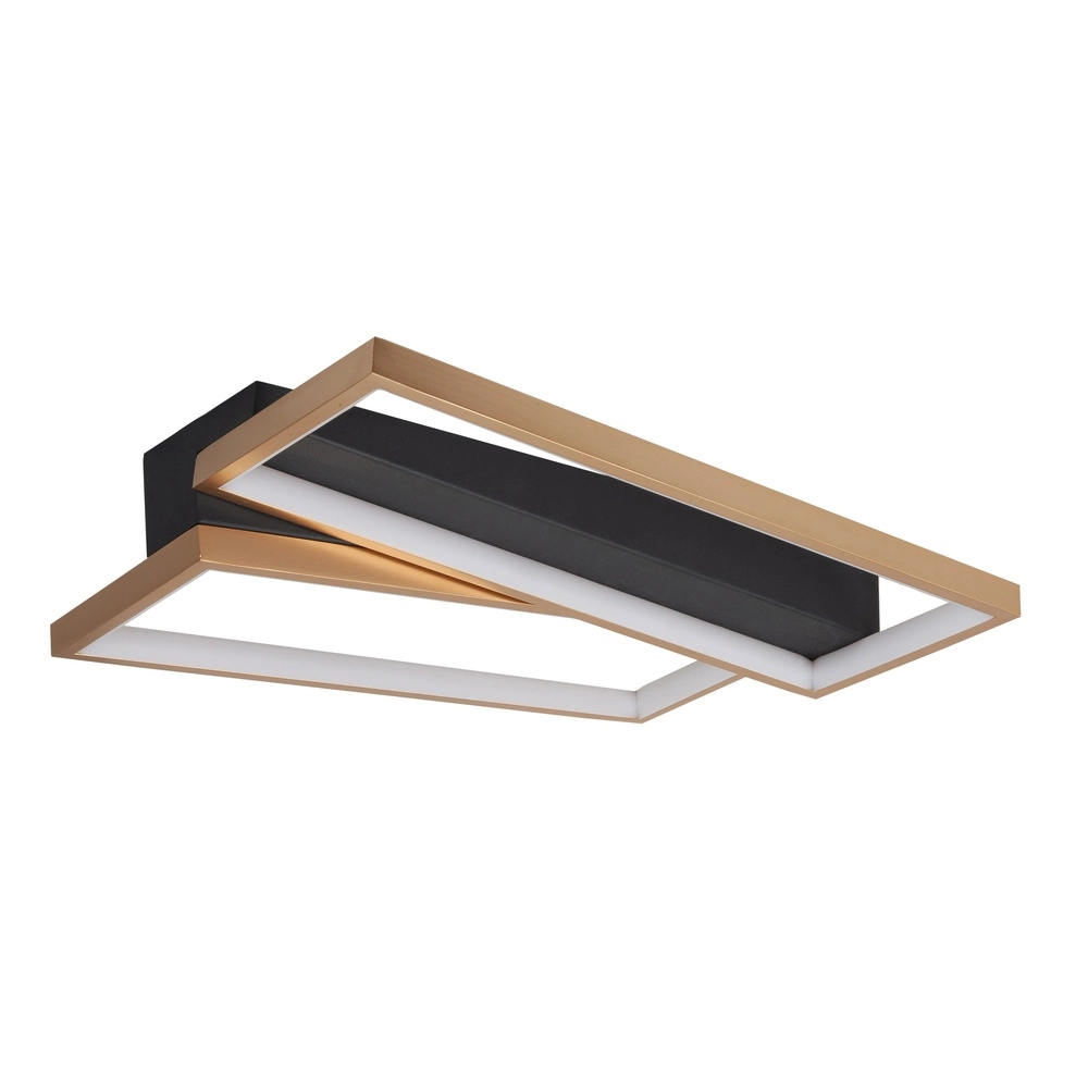 Design ceiling lamp Helios black with gold