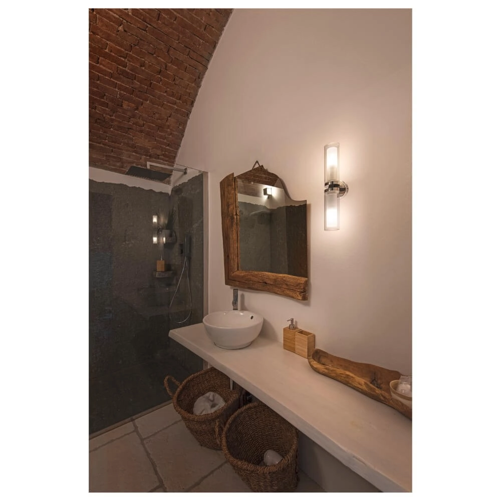 Bathroom Wall Lamp WL 106 2x E14 SLV 4024163216395