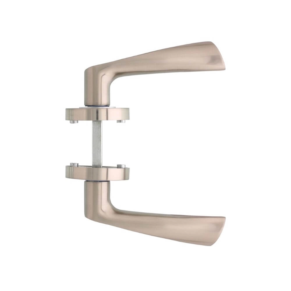 Door handle classic Giussy chrome on rosette Intersteel 8714186144039