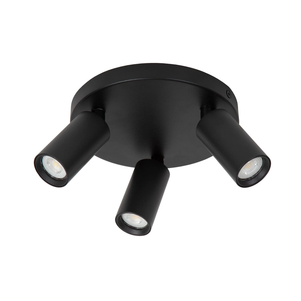 Ceiling spotlight Ritmo mini GU10 3-light black